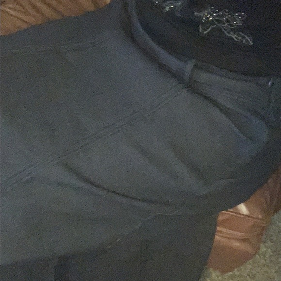 NWOT Larry Levine SPT Stretch Denim Skirt Wm Sz 12 - Picture 14 of 16